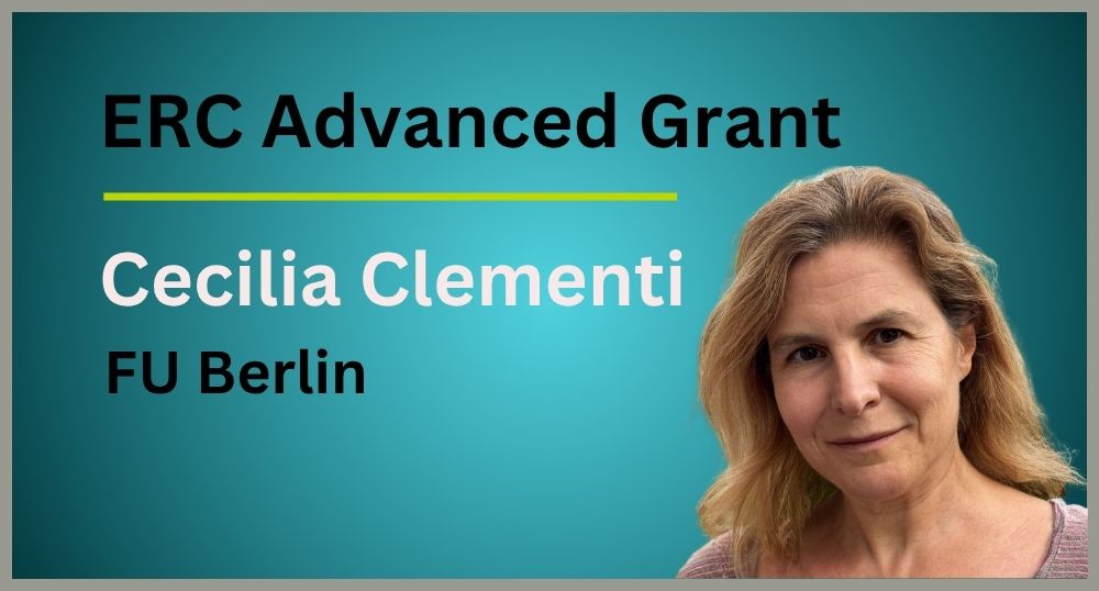 ERC Advanced Grant for MATH+ Member Cecilia Clementi from FU Berlin